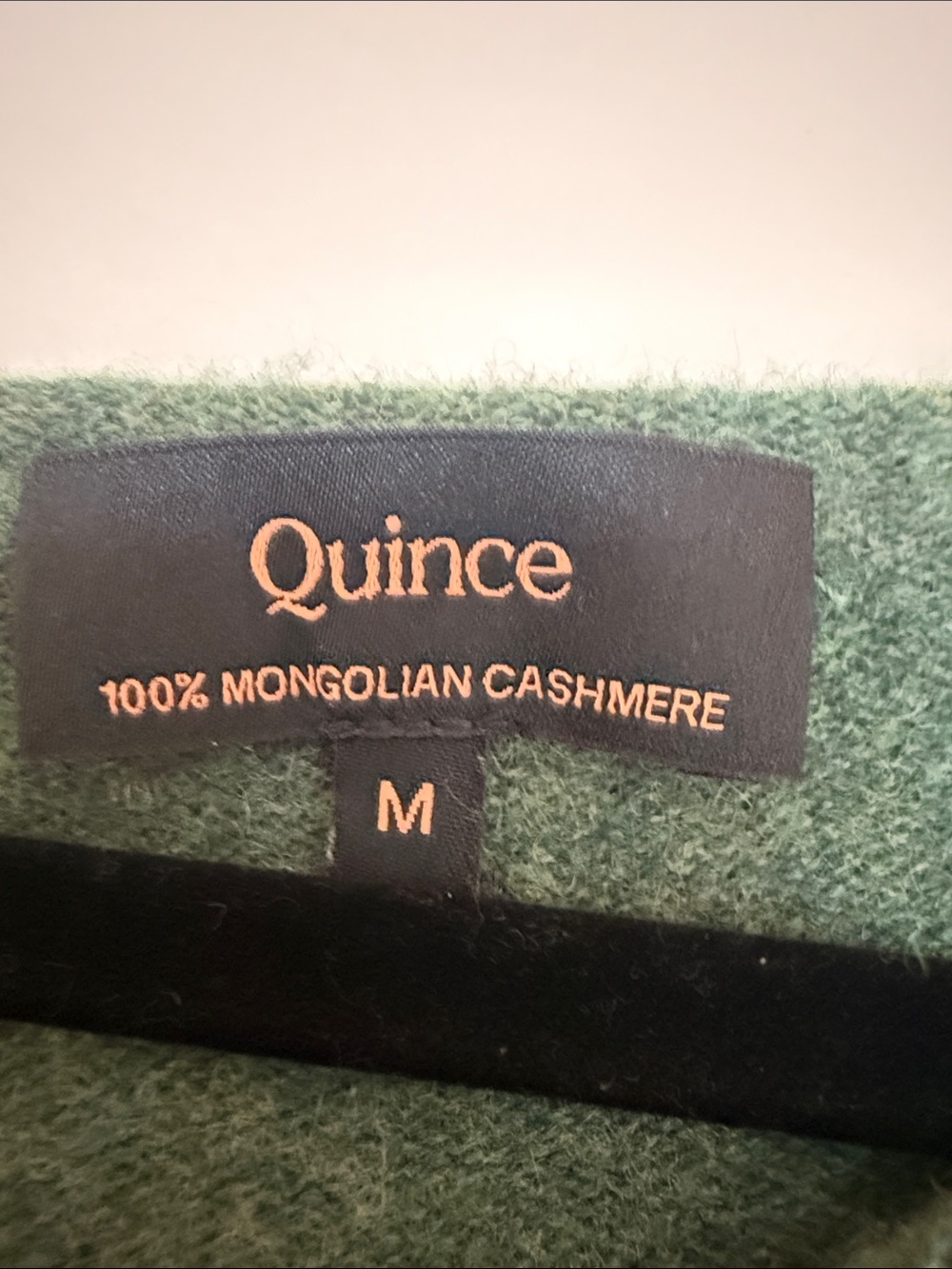 Quince Forest Floor Green Boatneck Cashmere Sweater - Medium (243) - Picture 2 of 10